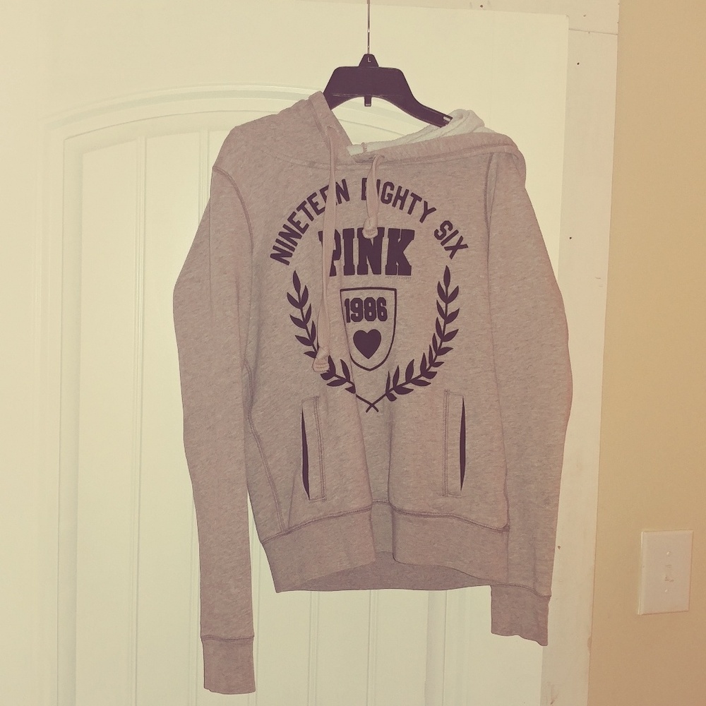 PINK VS Gray Sweatshirt
